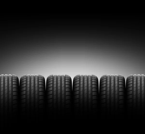 汽车轮胎 — 图库照片