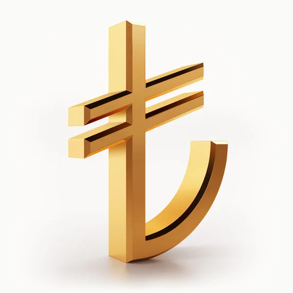 Símbolo da lira turca — Fotografia de Stock