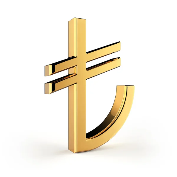 Turkish lira symbol — Stock Photo, Image