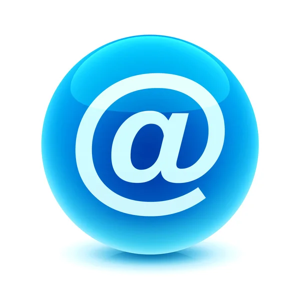Esfera símbolo de correo electrónico — Foto de Stock