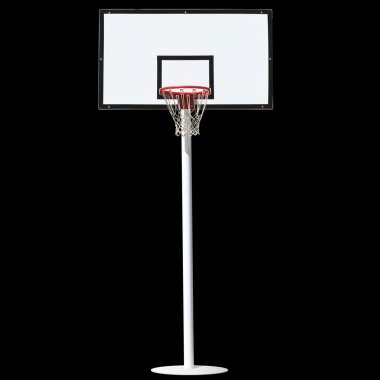 Sahne ışıkları ile Basketbol çember