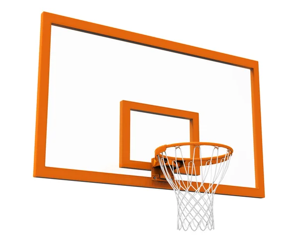 Basketball hoop isolated — Stock Photo, Image