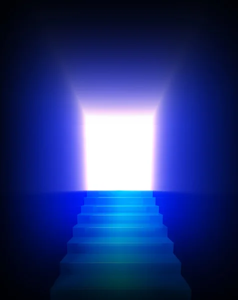 Stairway to heaven in the light — Stock Photo, Image