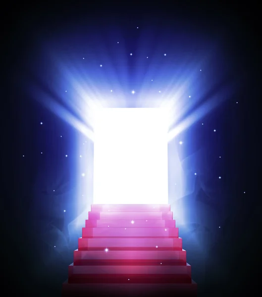 Stairway to heaven in the light — Stock Photo, Image