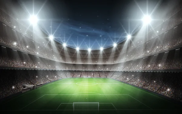 Luce dello stadio — Foto Stock