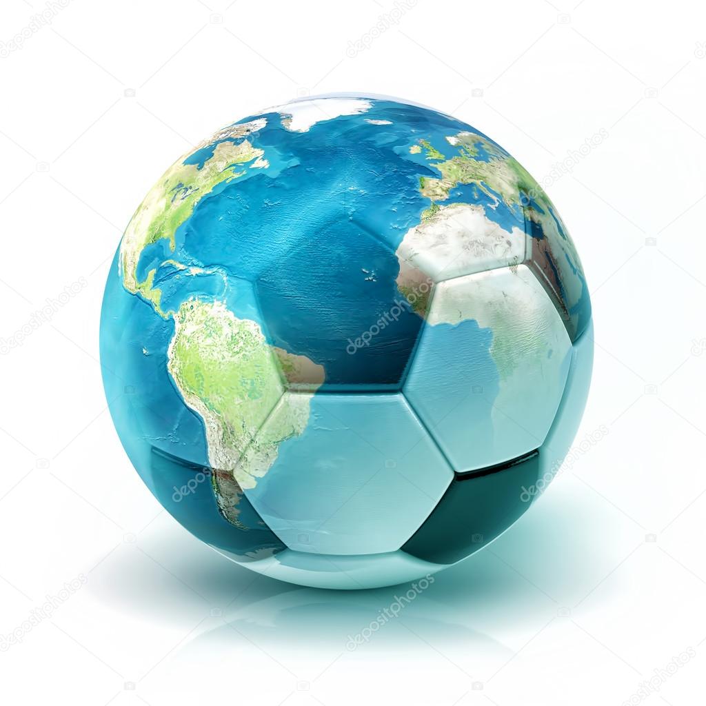 World soccer (Elements of this image furnished by NASA)