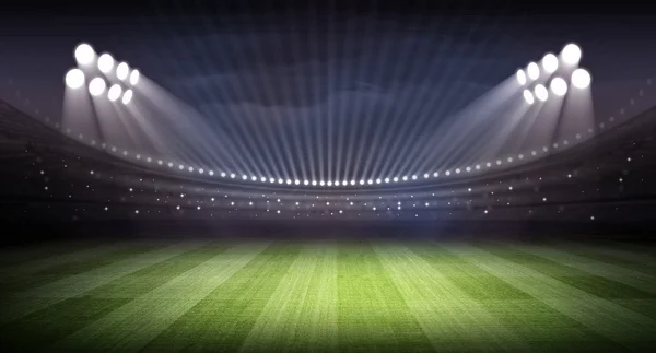 Luce dello stadio — Foto Stock