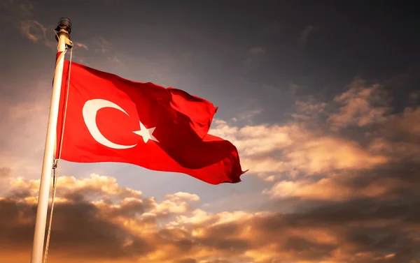 Turkish flag — Stock Photo, Image