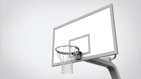 Izole Basketbol çember — Stok fotoğraf