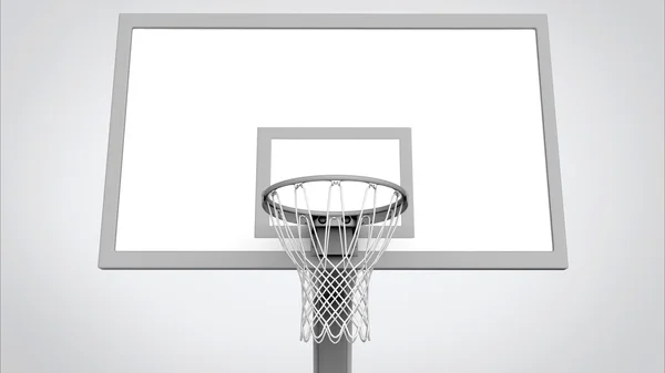 Basketballkorb isoliert — Stockfoto