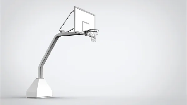 Basketball hoop isolated — Stock Photo, Image