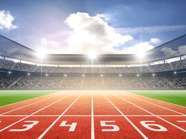 Athletics stadium — Stock Photo, Image