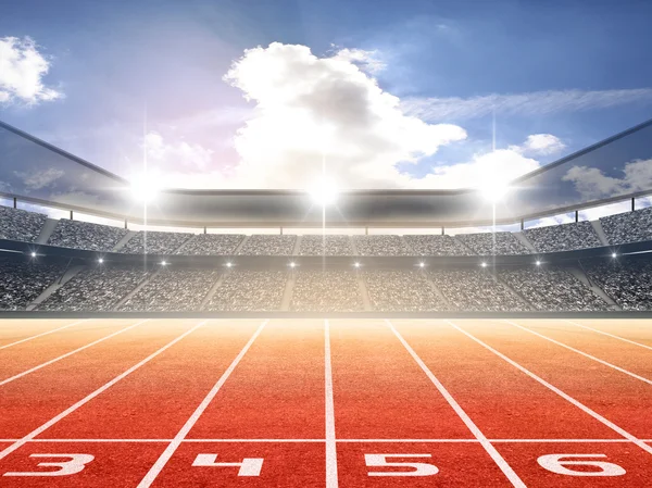 Athletics stadium — Stock Photo, Image