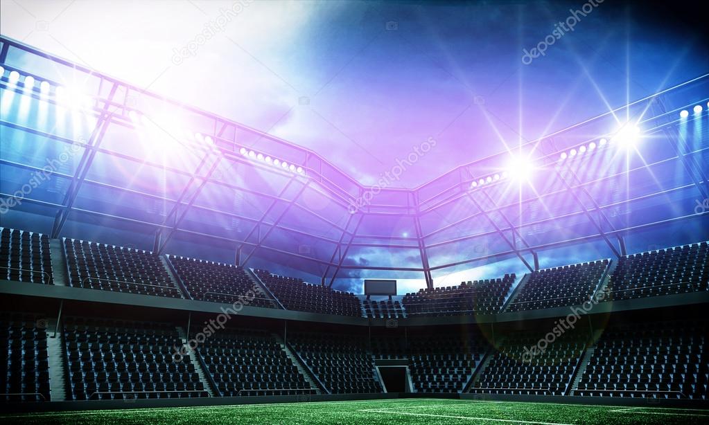 An imaginary stadium