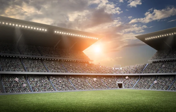 Fotbalový stadion koncept — Stock fotografie