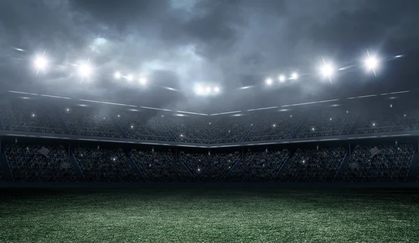 Football stadium background — Stock Photo, Image