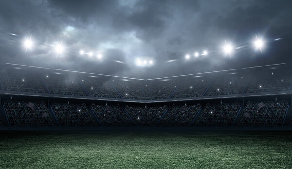 Football stadium background