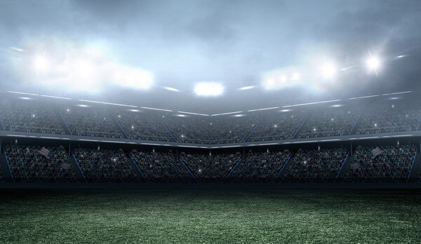 Football stadium background