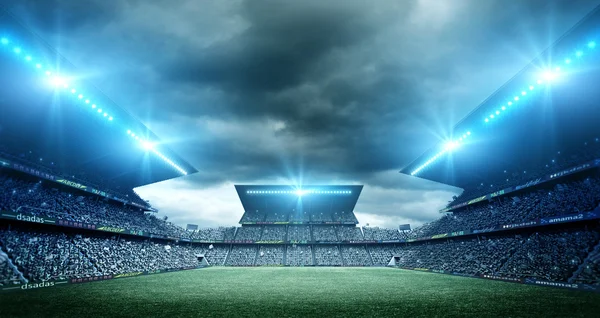 Soccer stadium background — Stock Photo, Image