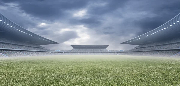 Piłka nożna stadion tło — Zdjęcie stockowe