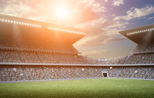 サッカー スタジアムの背景 — ストック写真
