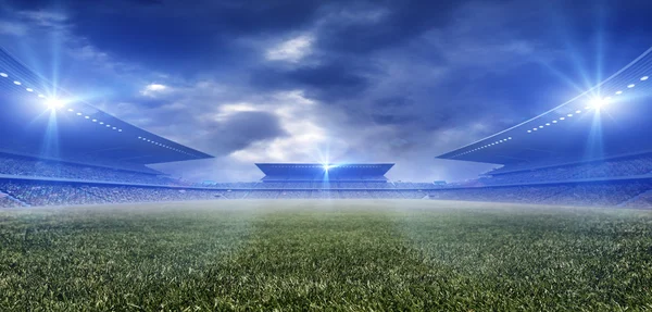 Fondo del estadio de fútbol — Foto de Stock