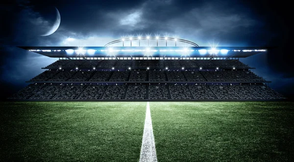 Soccer stadium background — Stock Photo, Image