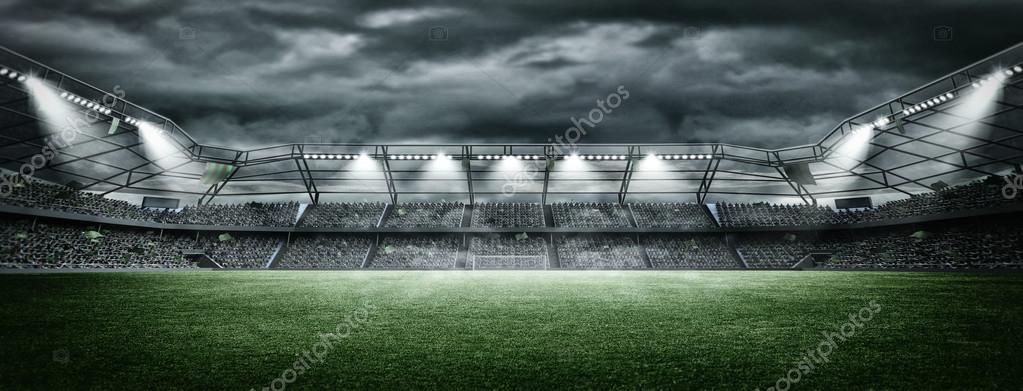 Soccer Stadium Background Stock Photo By C Efks
