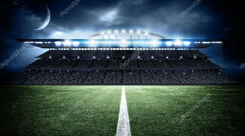 Soccer Stadium Background Stock Photo By C Efks