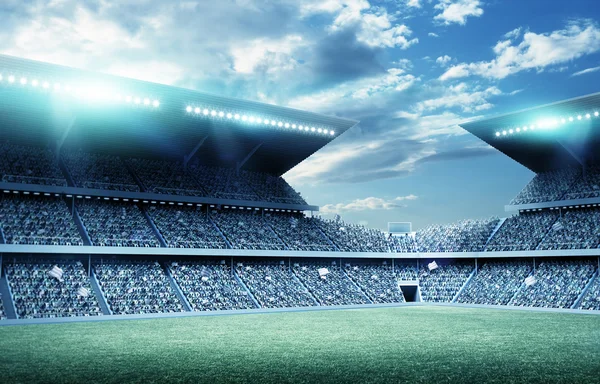 Concepto de estadio de fútbol — Foto de Stock