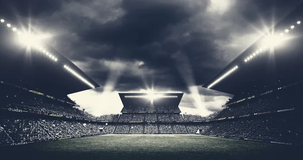 Концепция футбольного стадиона — стоковое фото
