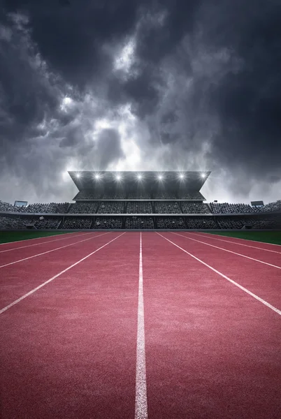 Hintergrund Leichtathletik-Stadion — Stockfoto