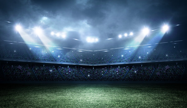 Stadium, soccer concept