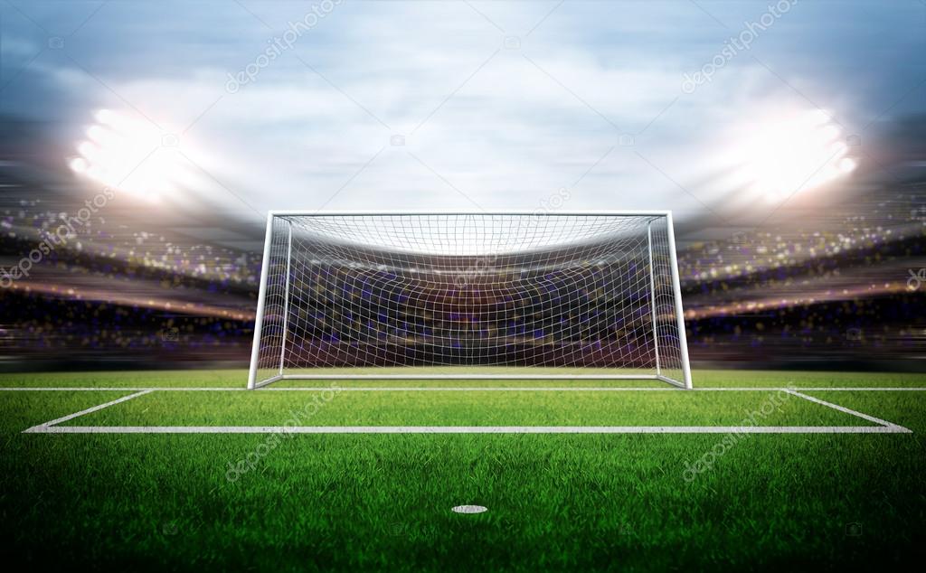 Soccer Goal Post Stock Photo Image By C Efks