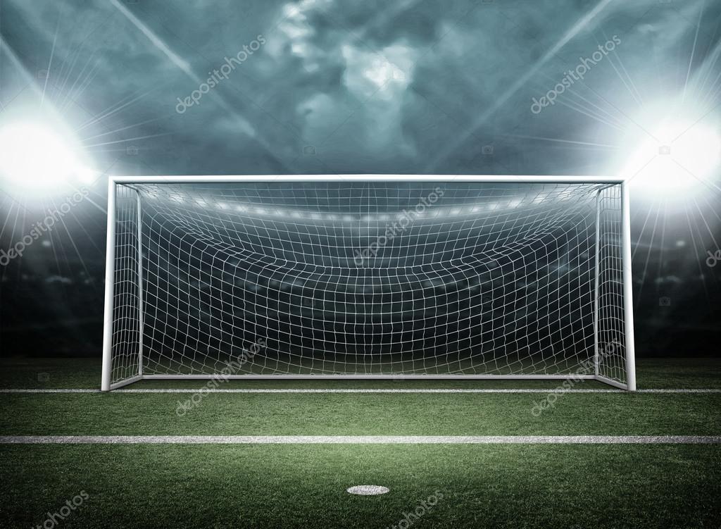 Goal Post Background Stock Photo Image By C Efks