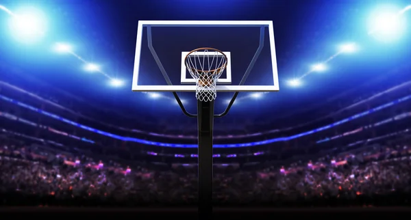Arena de basquete, fundo — Fotografia de Stock