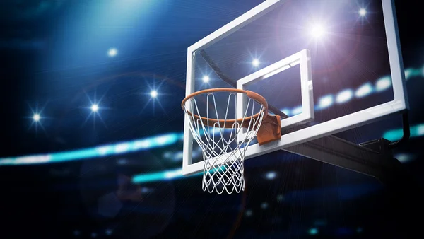 Arena de basquete, fundo — Fotografia de Stock