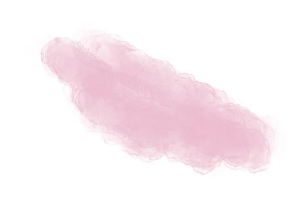 Color Rosa Abstracto Salpicadura Acuarela Mancha Sobre Fondo Blanco —  Fotos de Stock