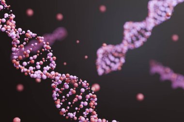 DNA 3D görüntüleme bilimi veya tıbbi geçmiş, DNA. Molekül yapısı, Tıp bilimi kavramı