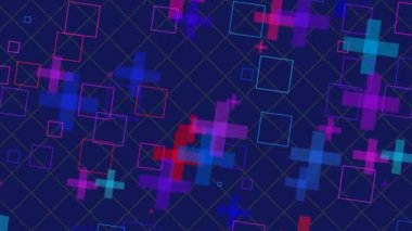 Çeşitli geometrik şekillerin zaman dizisi sırasında uzayda çeşitli geçiş, dönüşüm ve dönüşümlerle canlandırılması.
