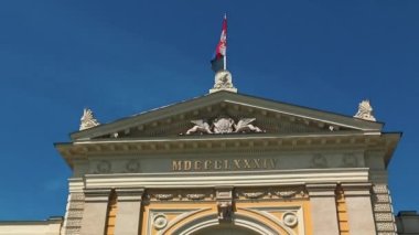 Sırbistan 'ın Belgrad kentindeki eski tren istasyonu.