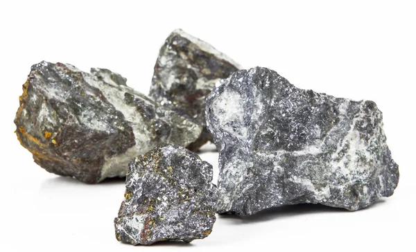 Rock from silver — Stock Photo, Image