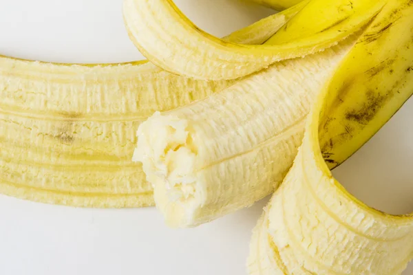 Real peeld banana — Stock Photo, Image