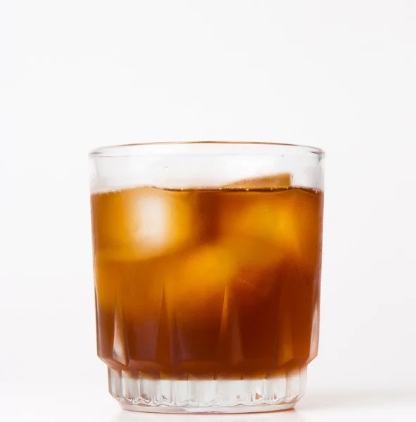 Glass with ice tea — Stock Photo, Image