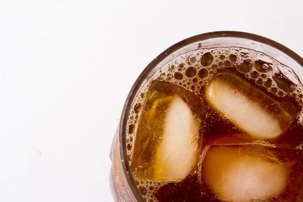 Glass with ice tea — Stock Photo, Image