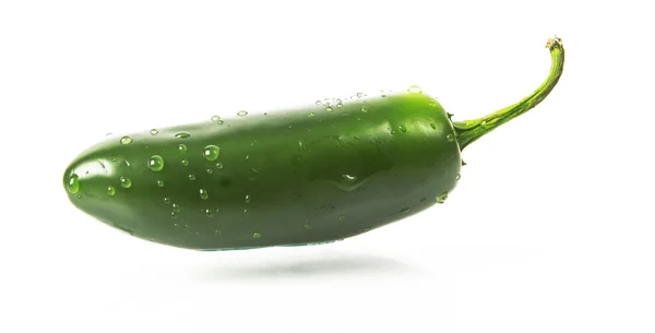 Zöld jalapeno csípős paprika — Stock Fotó