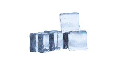 İzole edilmiş buz küpünü kapat