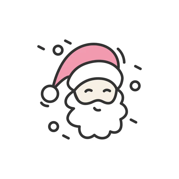 Icono de color de Santa Claus — Vector de stock