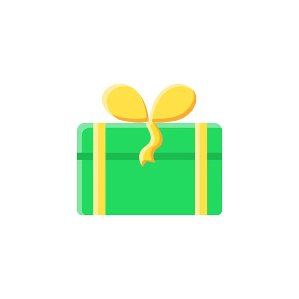 Present flat icon — Stock Vector