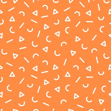 Soyut dikişsiz turuncu desen